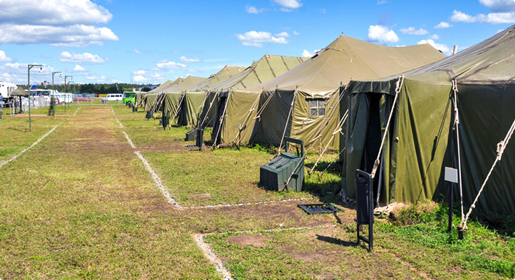 Military waste management services